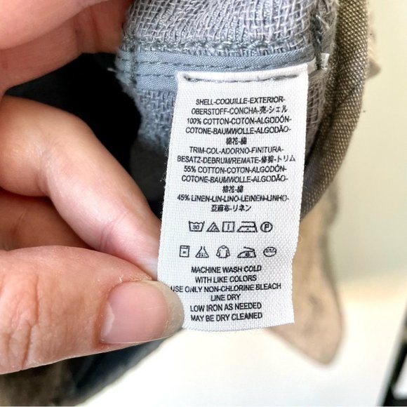 Free  People Chambray Moto Jacket Blue Denim Size Small - Picture 10 of 10